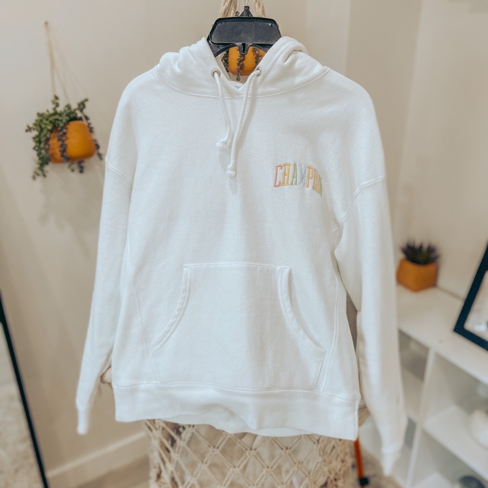 Champion Premium Weave Rainbow Hoodie